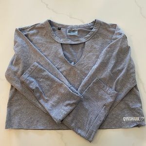 Gymshark long sleeve crop top